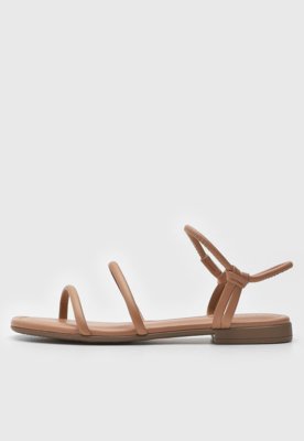 Rasteira Beira Rio Lisa Nude - Compre Agora | Dafiti Brasil