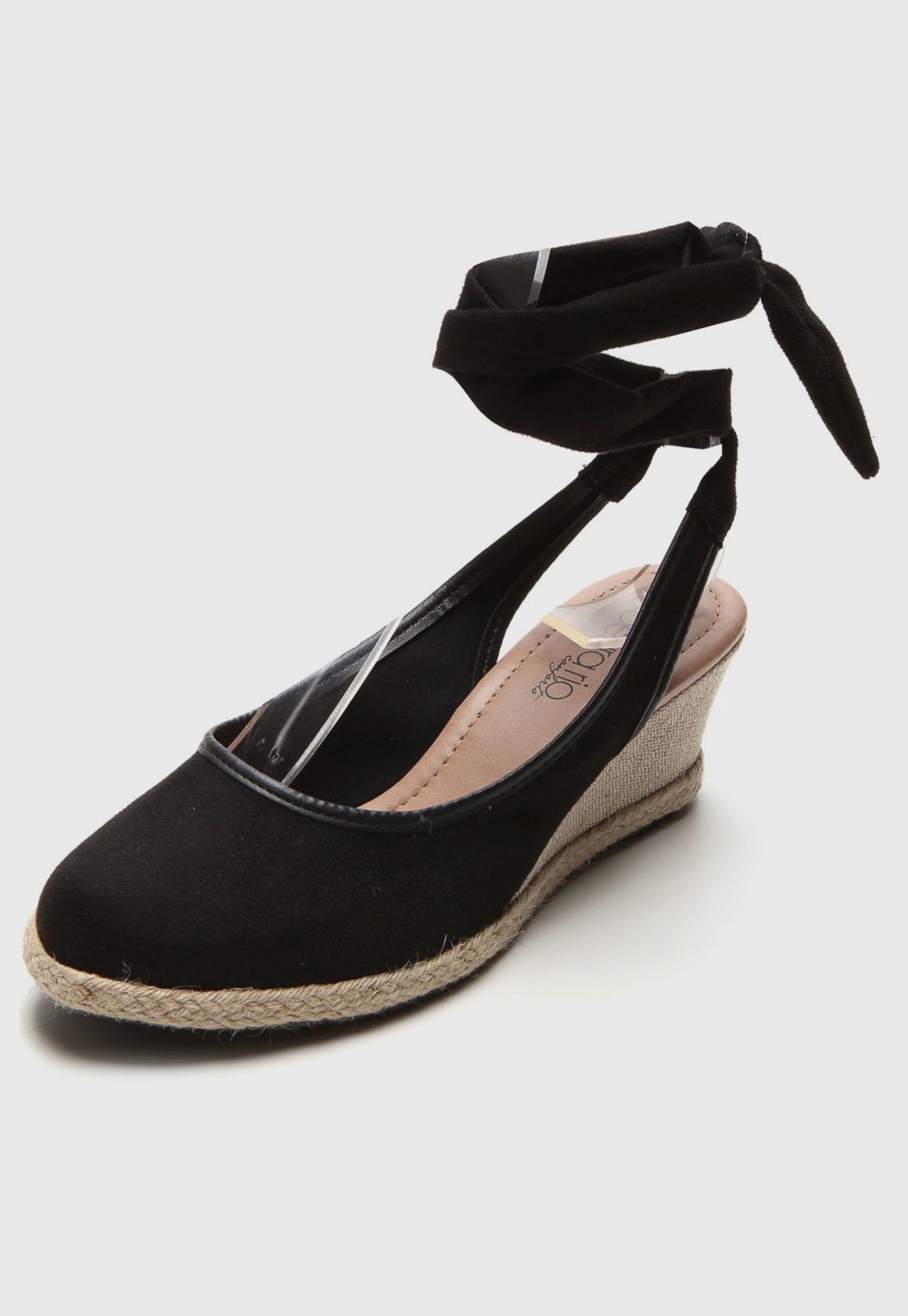 sandália beira rio espadrille caramelo