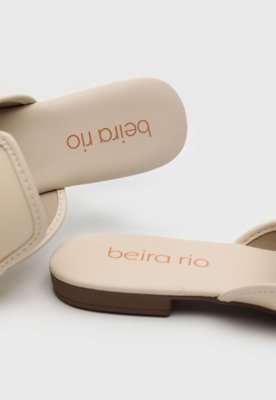 Sapatilha Beira Rio Tiras Superiores Bege