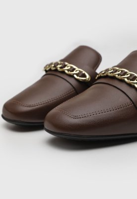 Sapatilha Feminina Beira Rio Mule Marrom