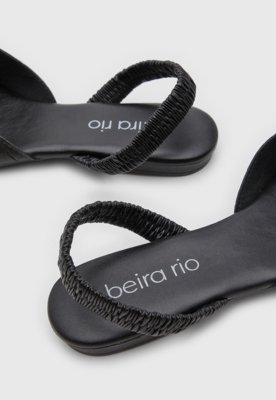 Sapatilha Feminina Beira Rio Texturizada Preta