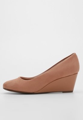 scarpin rosa beira rio