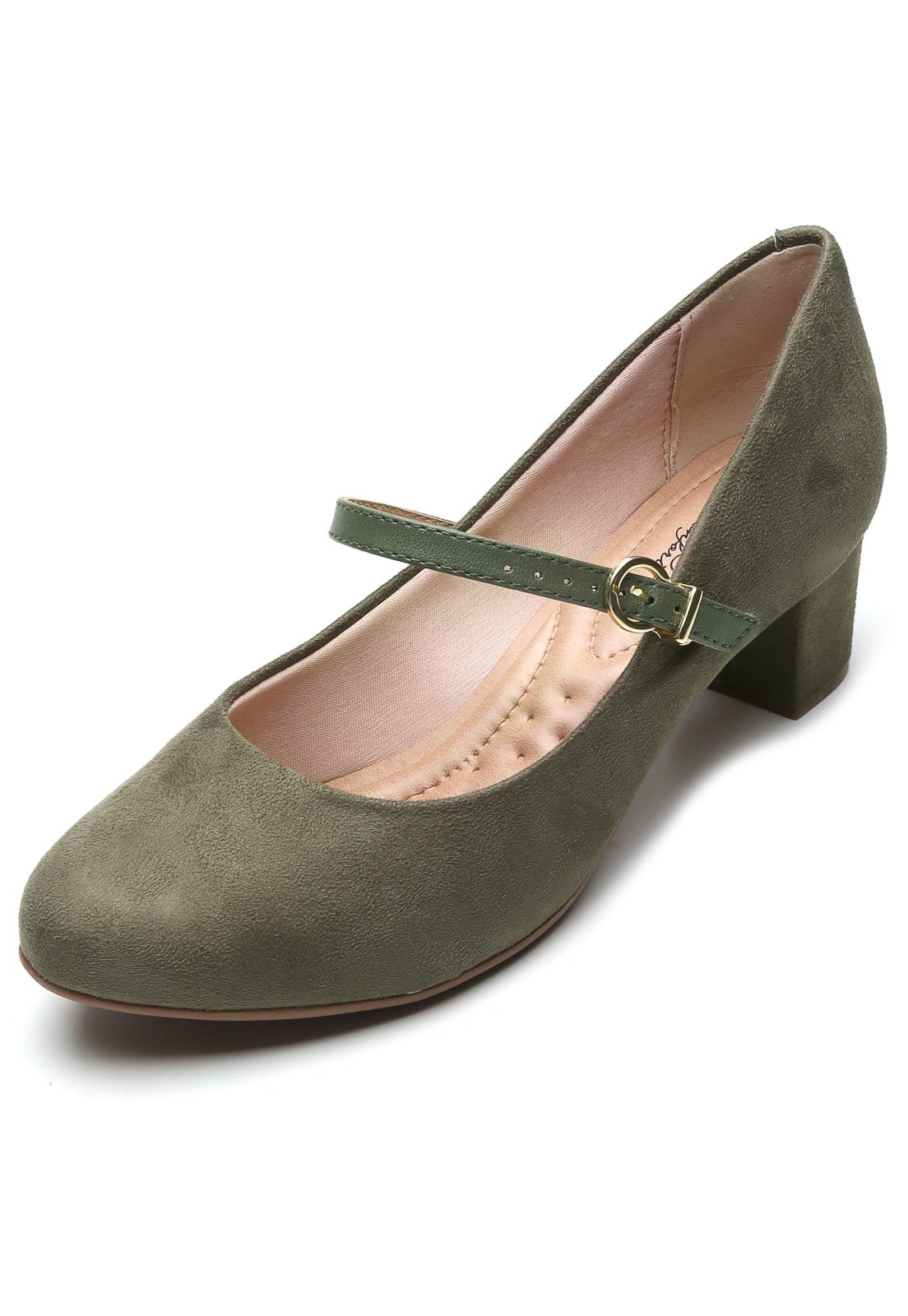 scarpin verde dafiti