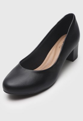 Scarpin Beira Rio Clean Preto