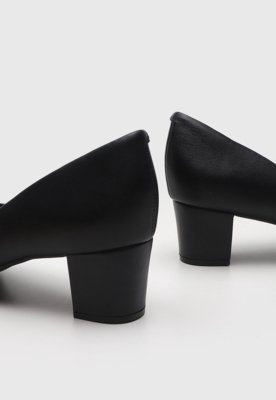 Scarpin Beira Rio Clean Preto