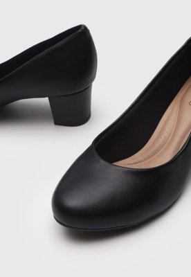Scarpin Beira Rio Clean Preto