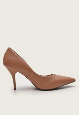 Scarpin Beira Rio Liso Nude