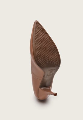 Scarpin Beira Rio Liso Nude