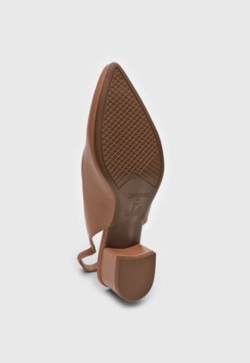 Scarpin Beira Rio Salto Grosso Nude
