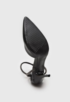 Scarpin Beira Rio Tira Hotfix Preta