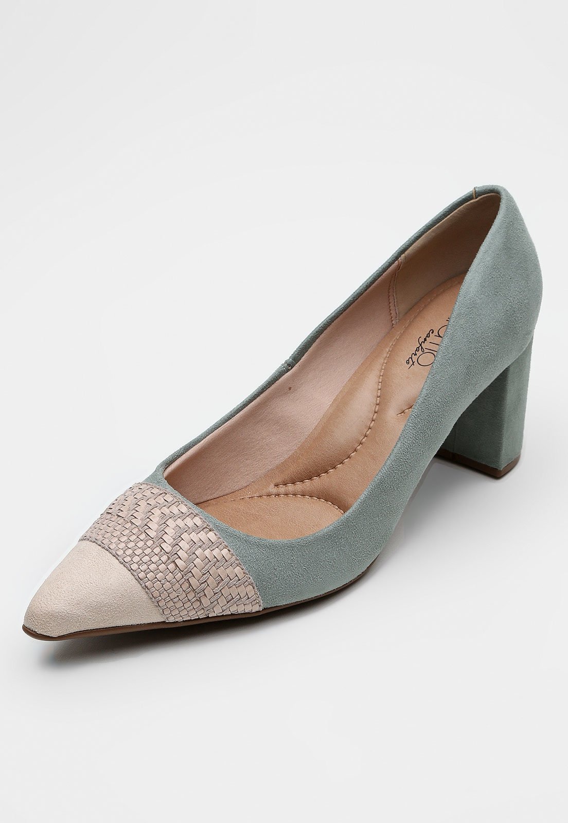 scarpin verde dafiti