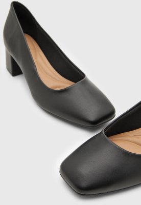 Scarpin Feminino Beira Rio Salto Bloco Preto