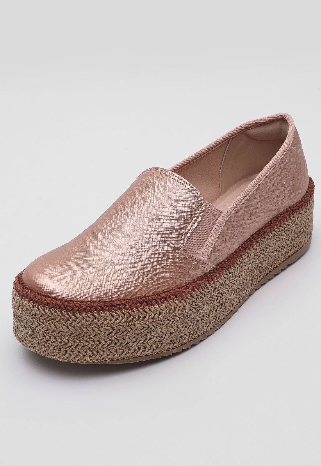 slip on beira rio flatform