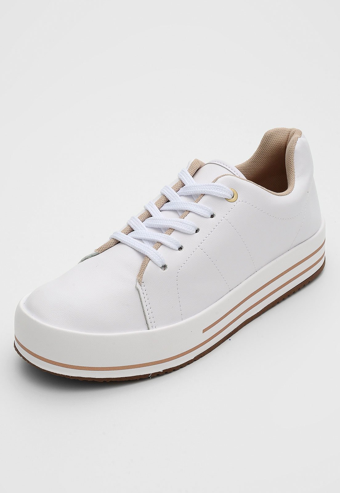 Tenis branco best sale beira rio dafiti