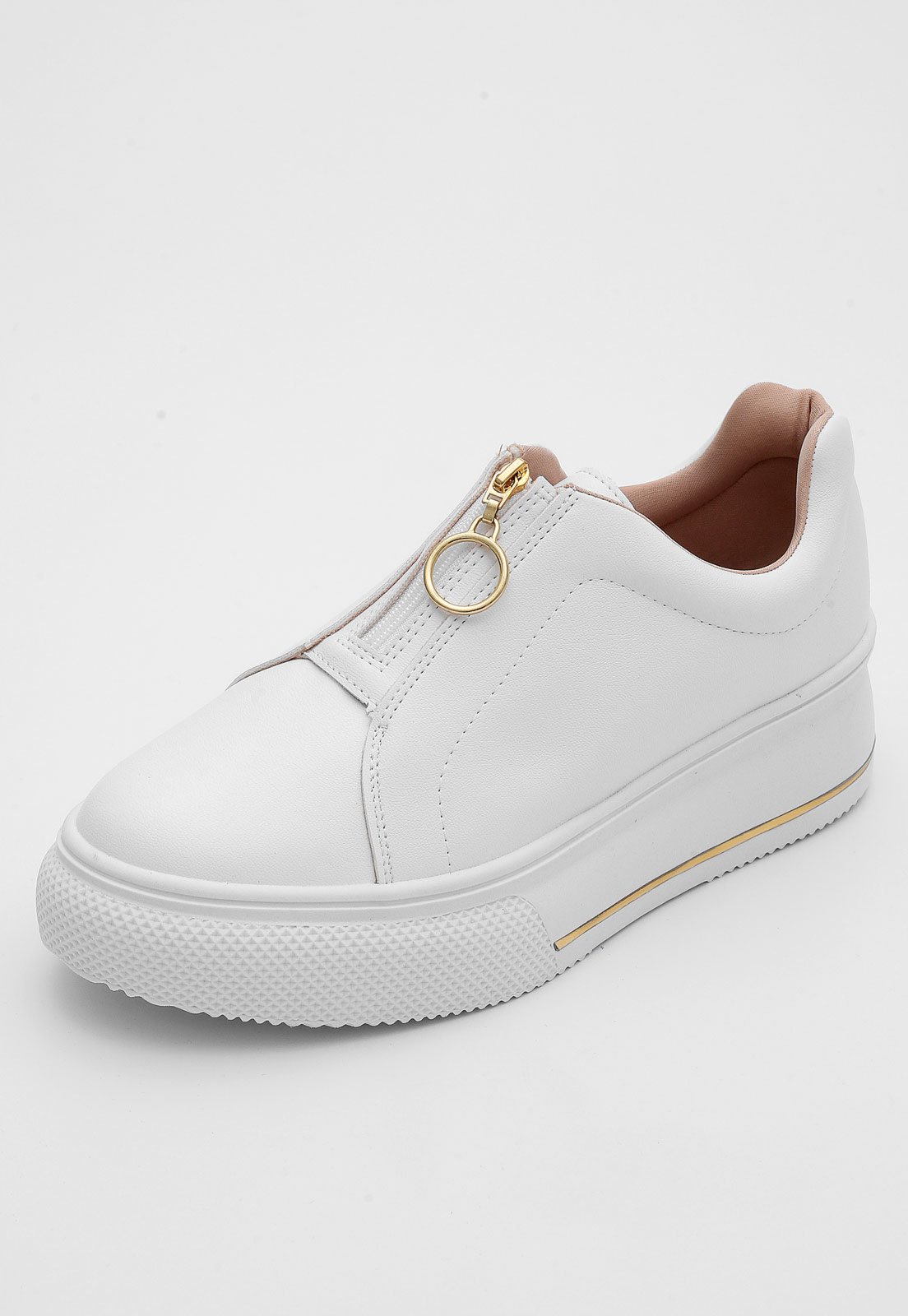 Beira rio flatform store branco