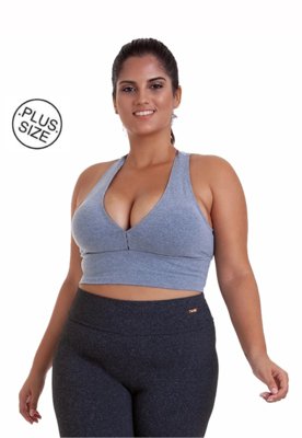Top Best Fit Plus Size Supplex Basico Cinza é boa?