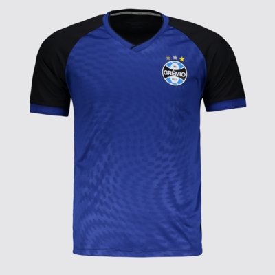 Camisa Grêmio Eletric Azul e Preta