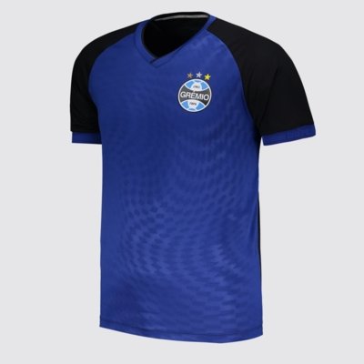 Camisa Grêmio Eletric Azul e Preta
