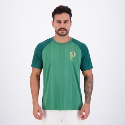 Kit 2 Camisas Palmeiras Dots e Palestra Raglan Verde
