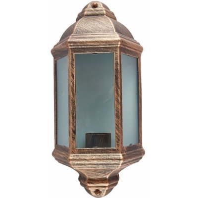 Arandela Biancoluce Colonial Meia Cara Ouro Velho Niort AC271K Luminárias Menor preço em Arandela Biancoluce Colonial Meia Cara Ouro Velho Niort AC271K Luminárias