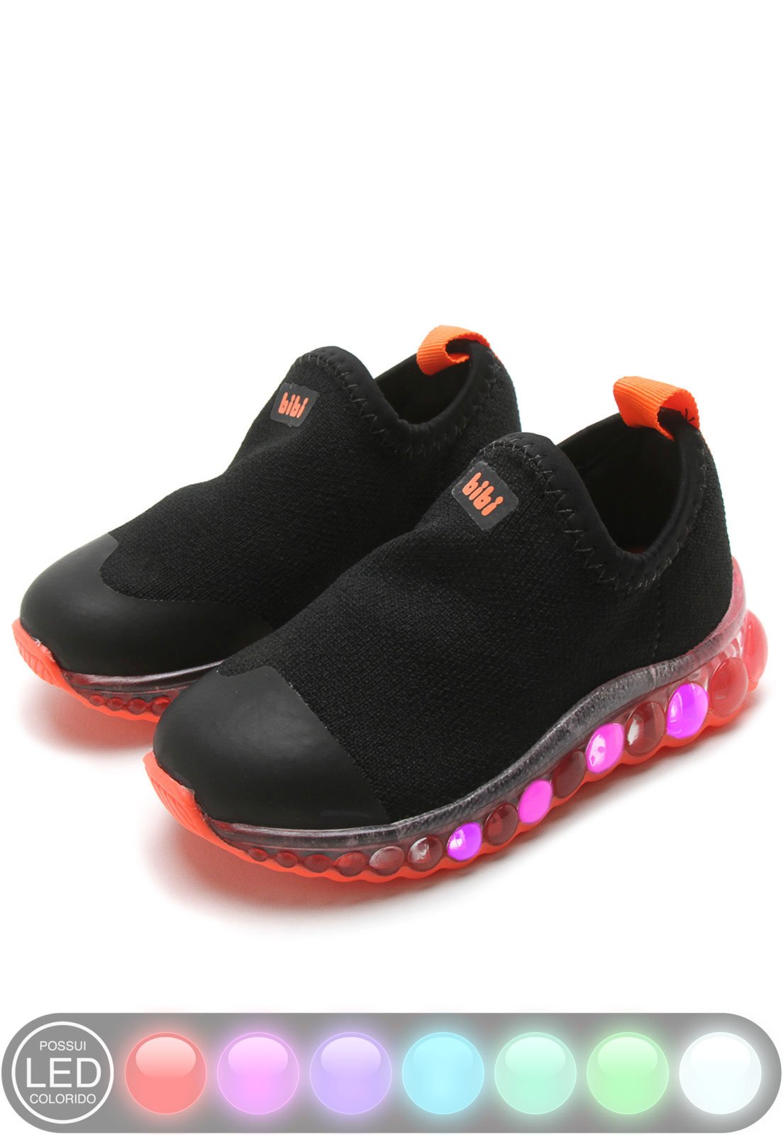 tenis bibi led menino