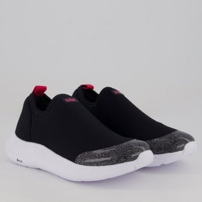 Tênis Bibi Action Juvenil Preto e Rosa