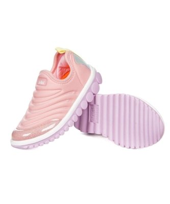 Tênis Infantil Casual Bibi Rl2-05 Rosa Incolor