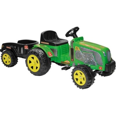Trator Fazendeiro com Caçamba Verde Pedal Biemme Menor preço em Trator Fazendeiro com Caçamba Verde Pedal Biemme