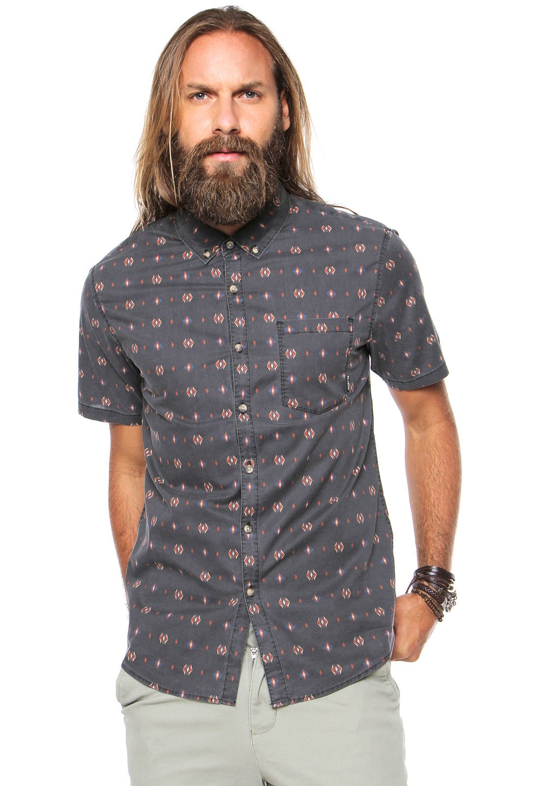 camisa social billabong