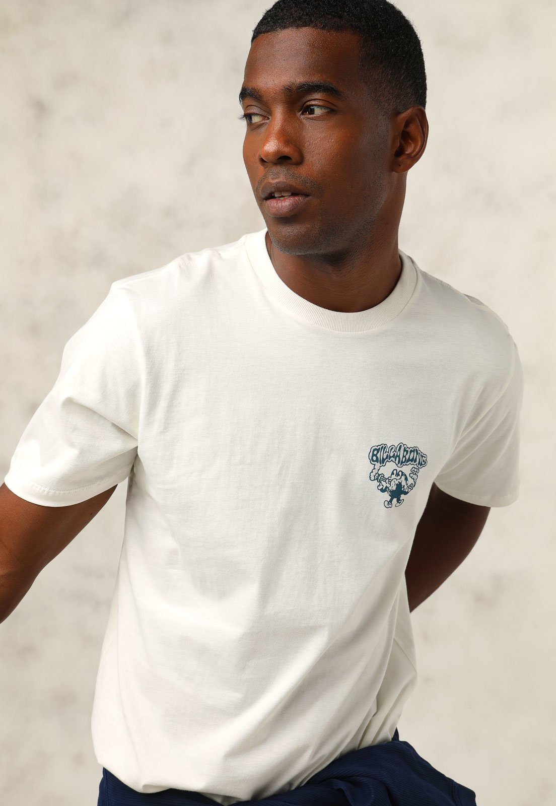 Camisetas, Billabong x PUKAS - Camiseta Off White