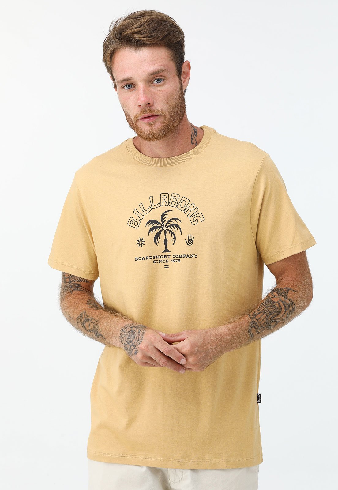 Camiseta Billabong Hombre Amarillo M Baratas - Billabong UY