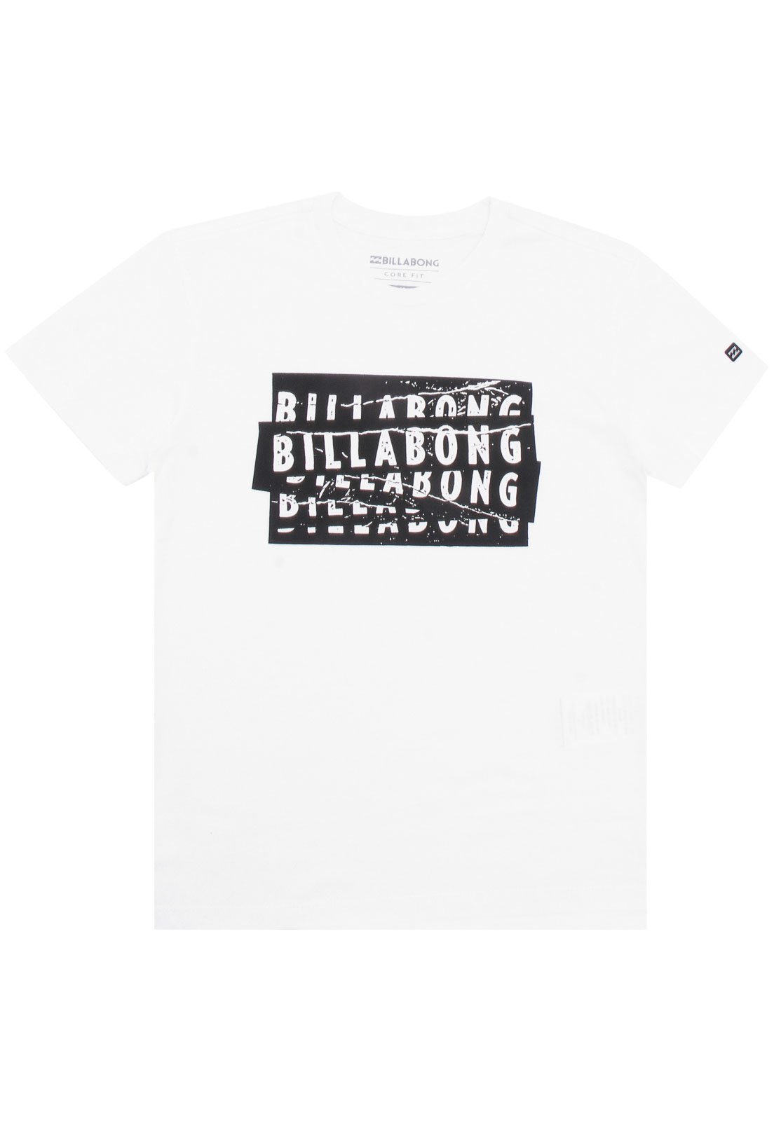 camiseta branca billabong