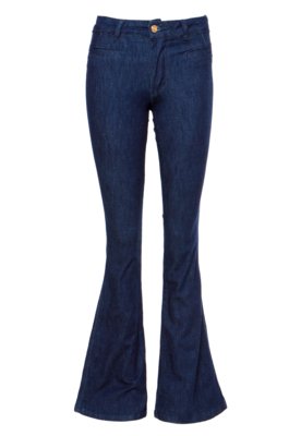 calça jeans flare cintura alta biotipo