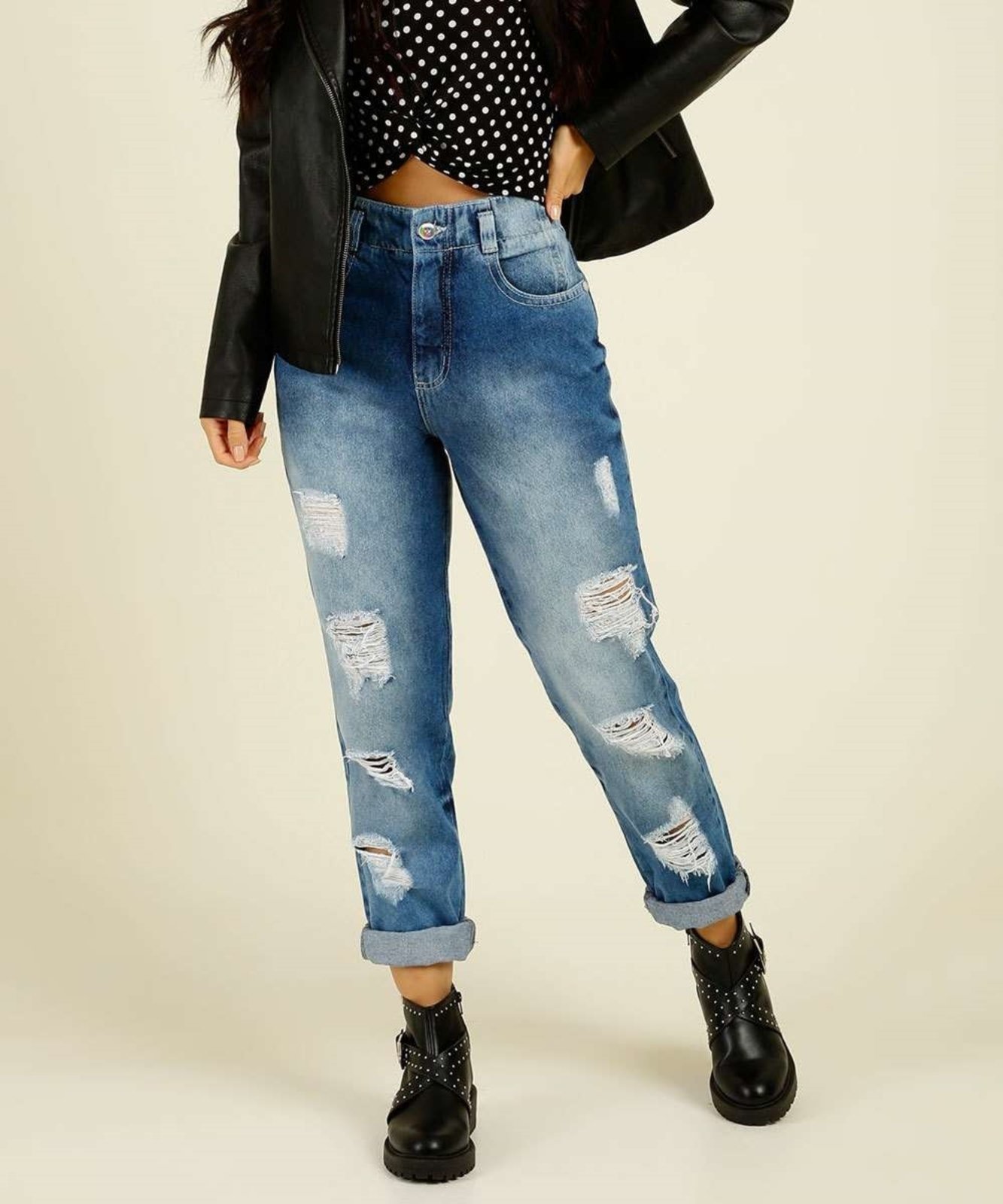 Calça jeans hot sale boyfriend