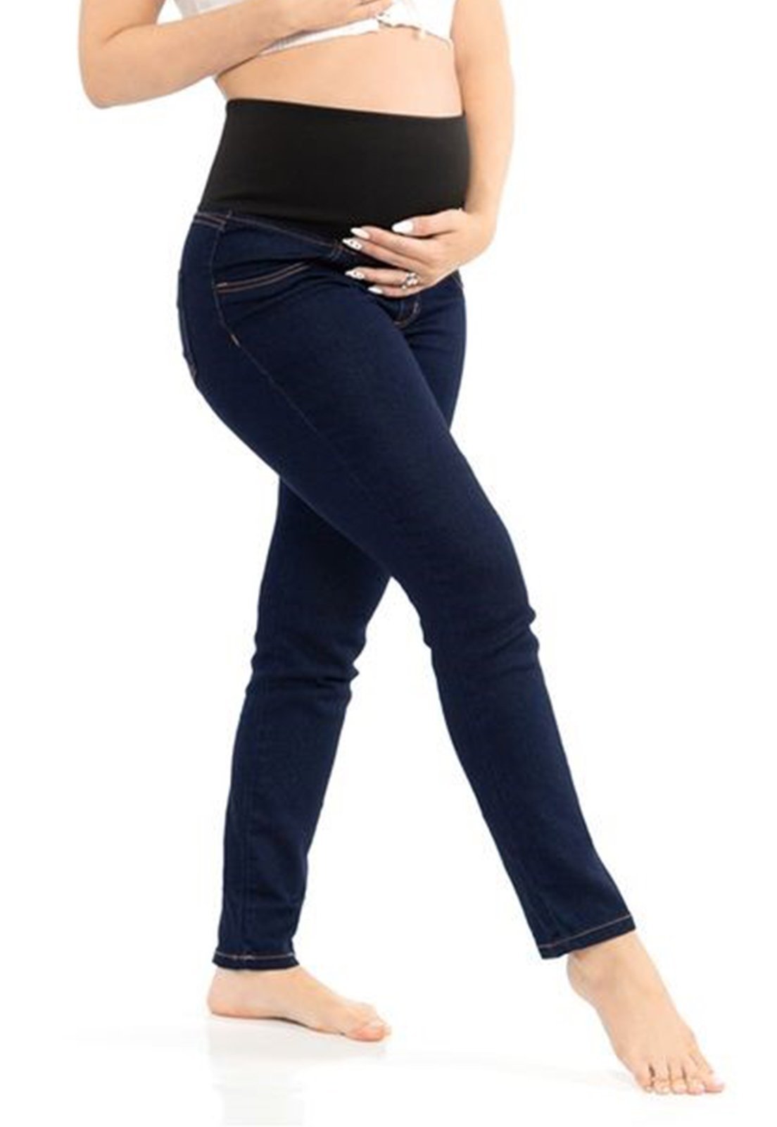 Calça store jeans gestante