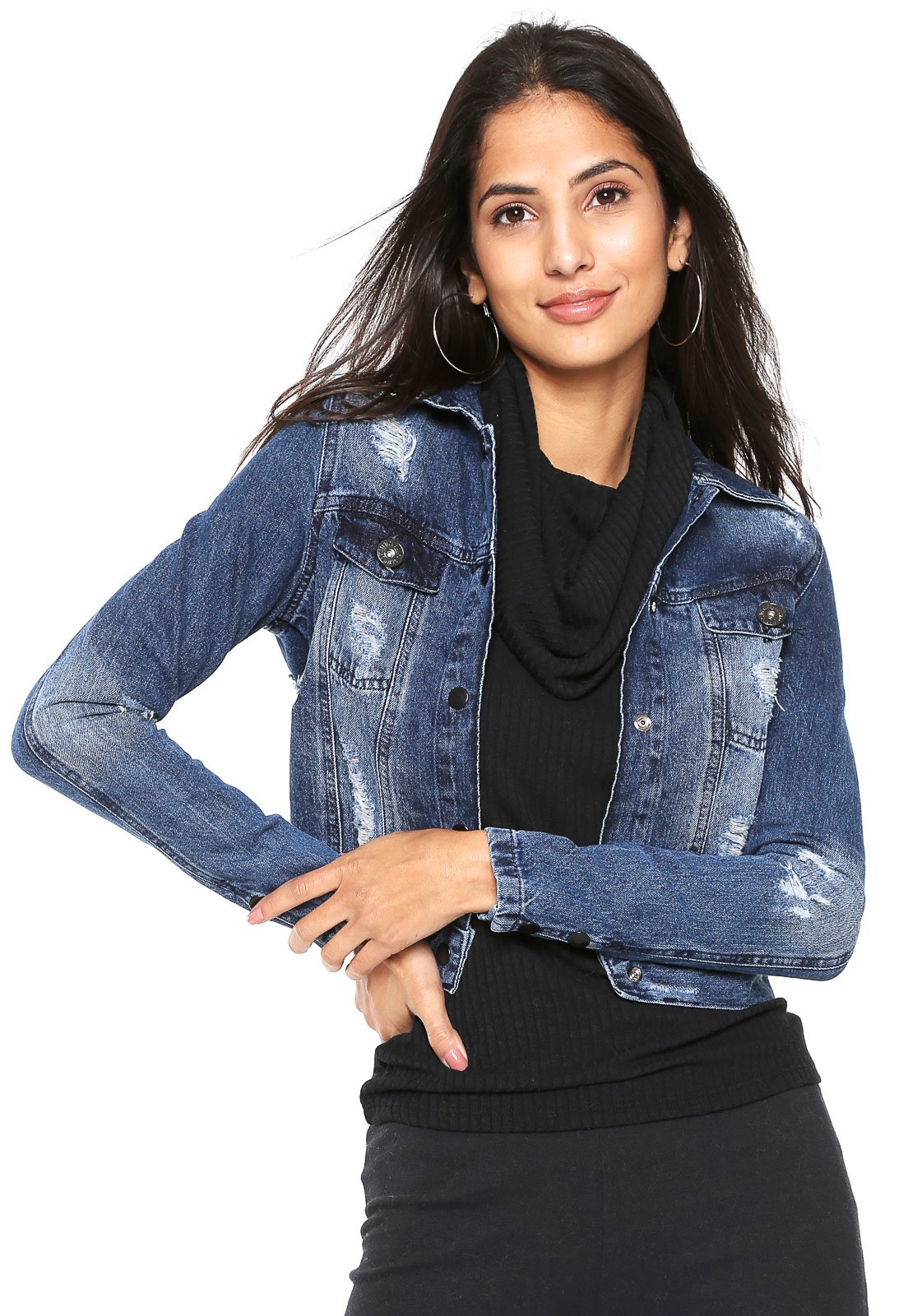 jaqueta jeans biotipo