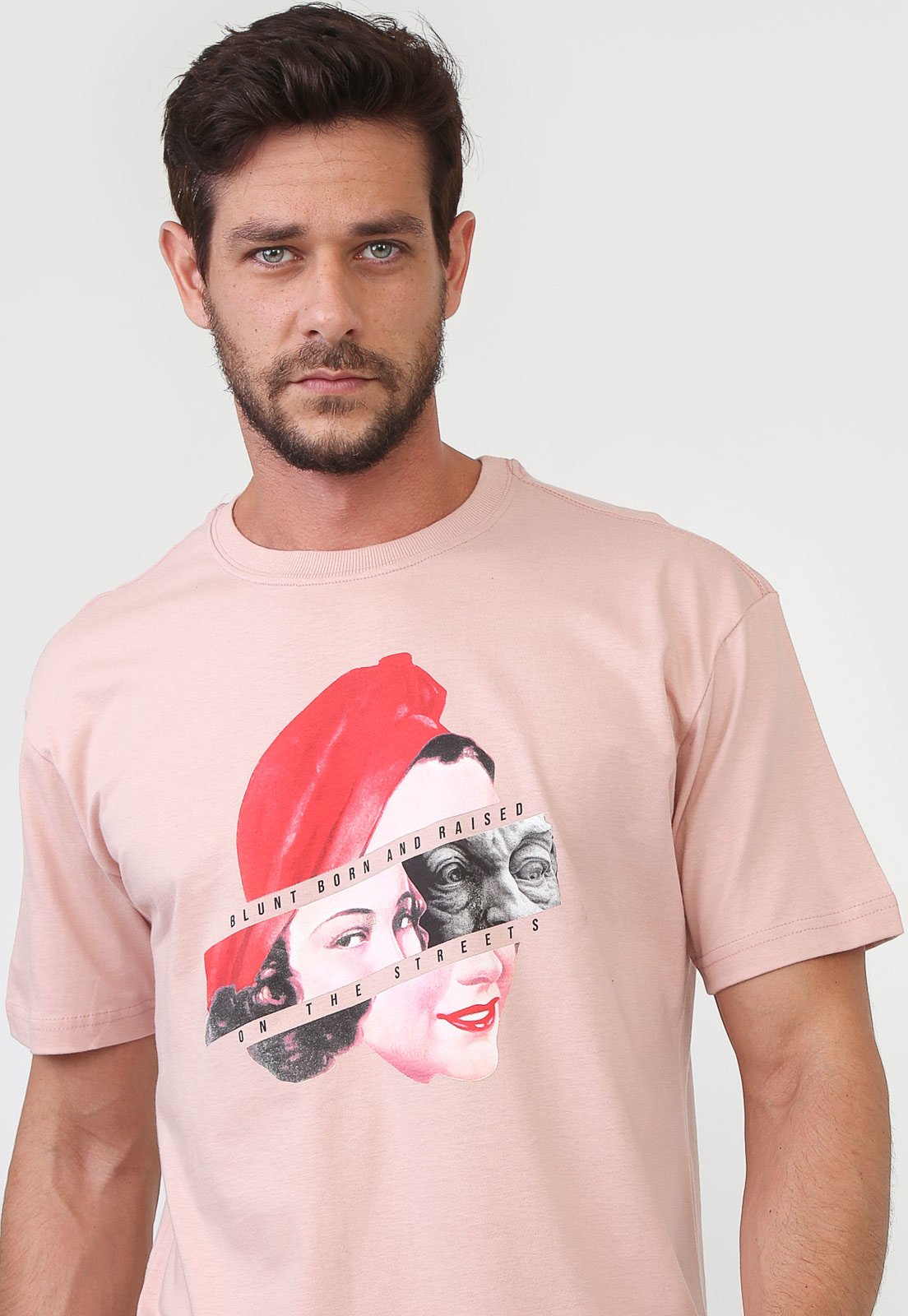 Camiseta Blunt Eye Flower Rosa - Comprar em VIVA VIVAZZ