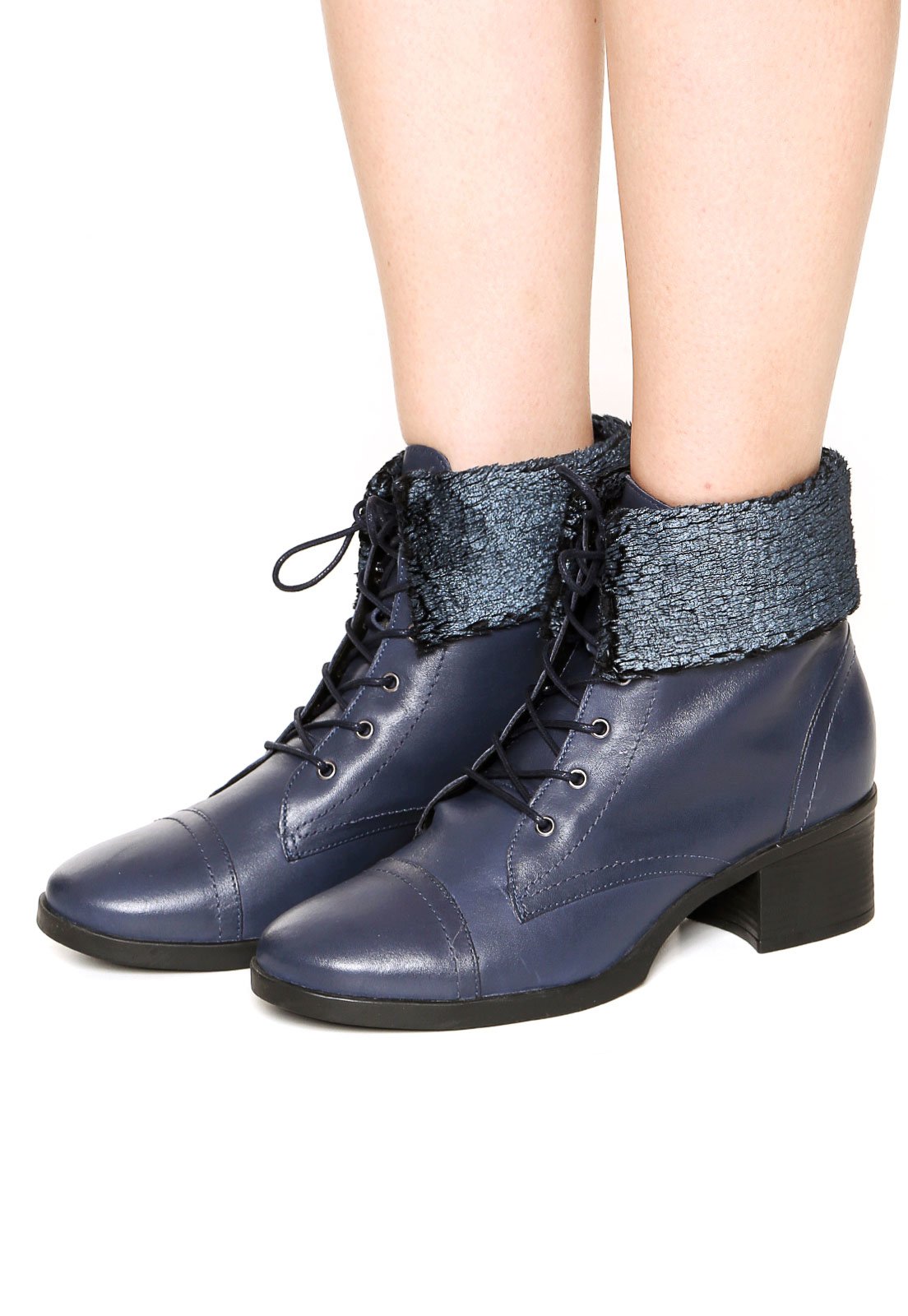 bota bottero azul marinho