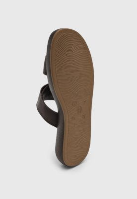 Rasteira Feminina Bottero Fivela Marrom