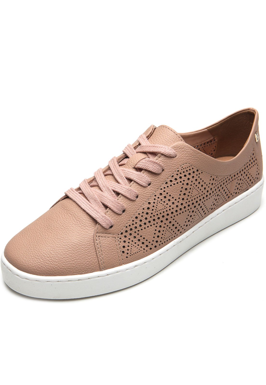 Casual Tênis DAFITI SHOES Perfuros Bege - Compre Agora