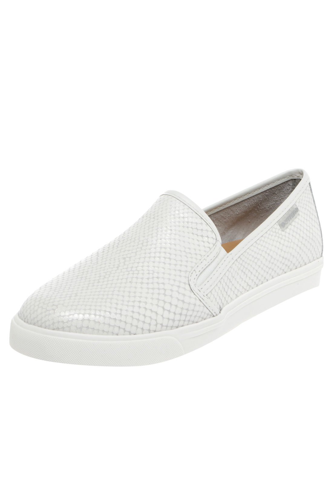 slip on couro bottero snake feminino