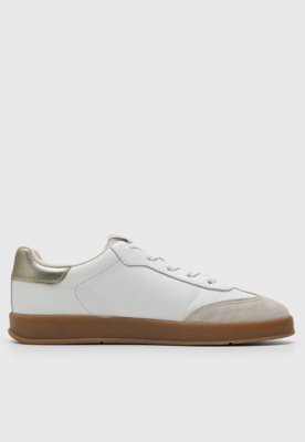Tênis Bottero Recortes Suede Branco