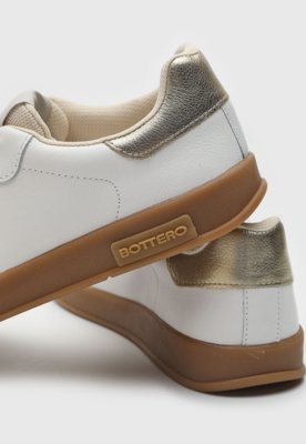 Tênis Bottero Recortes Suede Branco