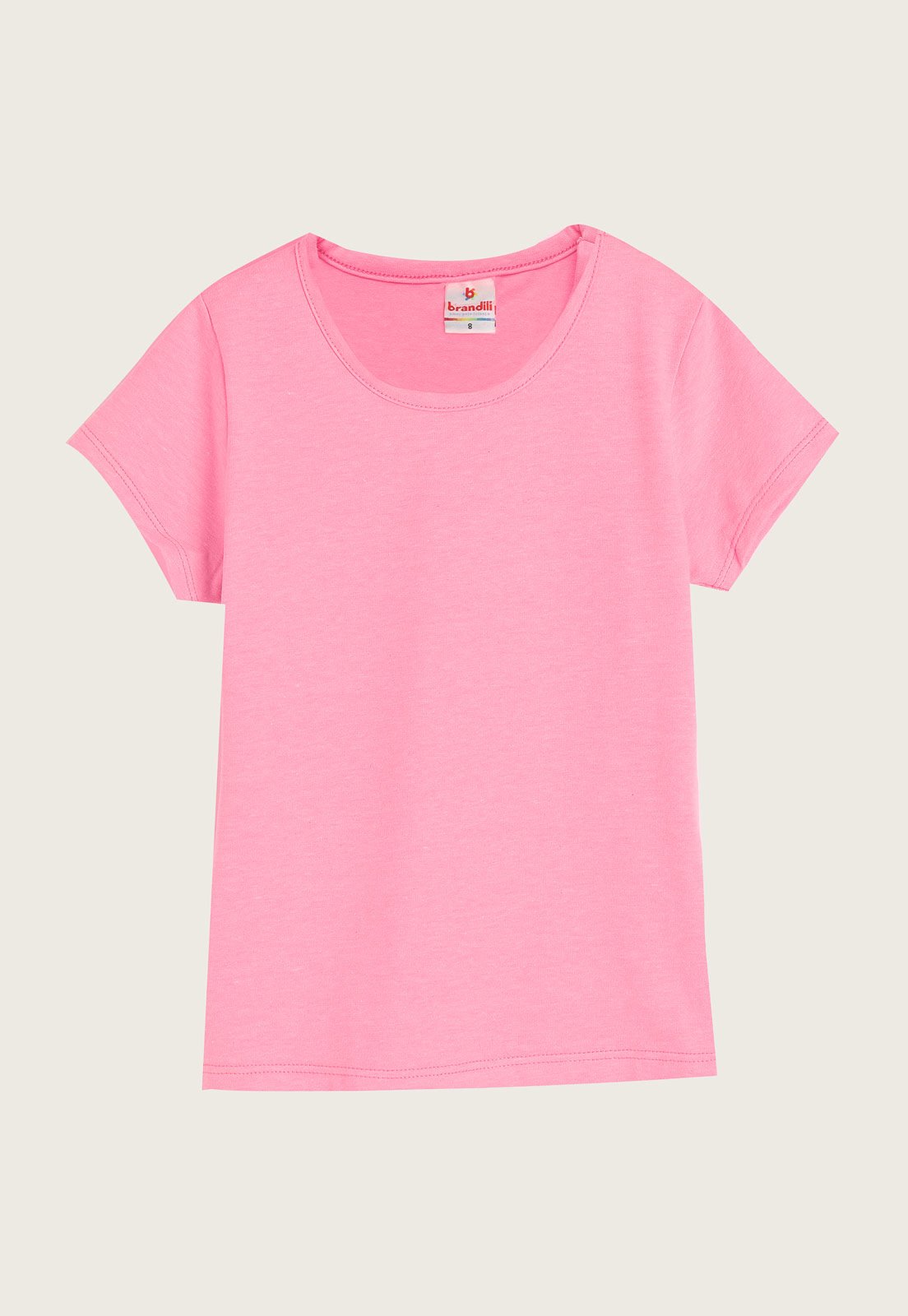 Camiseta Infantil Brandili Sakura Rosa - Compre Agora