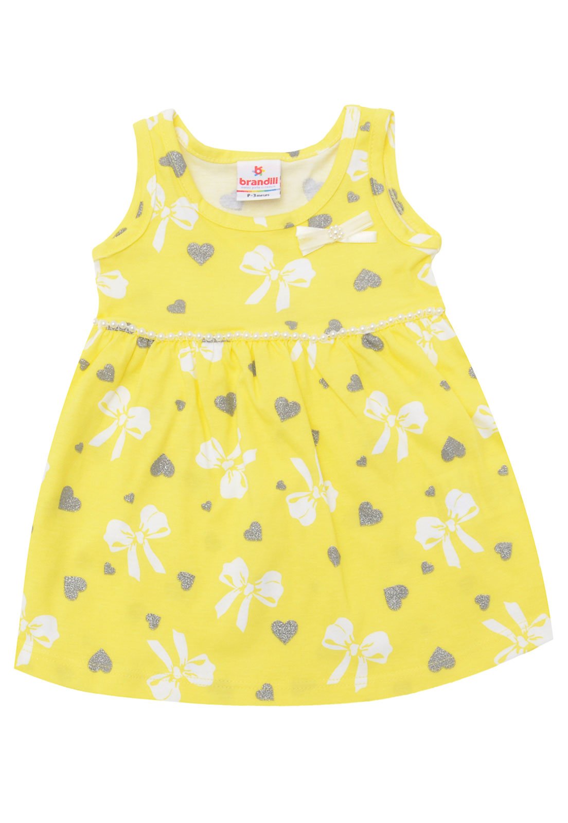 vestido amarelo bebe 1 ano