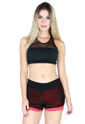 Short Saia Tapa Bumbum Tulle Bravaa Modas 128 Púrpura Menor preço em Short Saia Tapa Bumbum Tulle Bravaa Modas 128 Púrpura