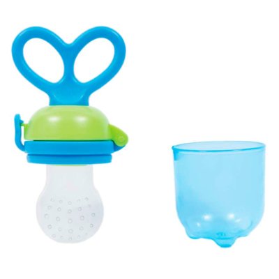 Alimentador De Frutas Para Bebê Buba Anatômico Silicone Azul Menor preço em Alimentador De Frutas Para Bebê Buba Anatômico Silicone Azul
