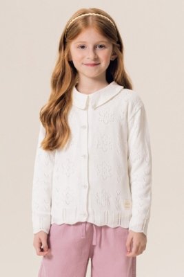 Cardigan Infantil Bugbee em Tricô