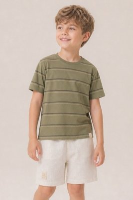 Conjunto Infantil Bugbee Camiseta Com Bermuda