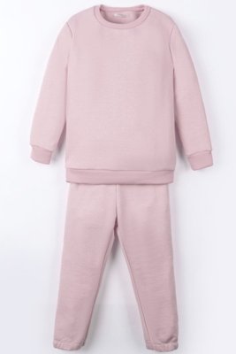 Conjunto Infantil Bugbee Menina em Moletom Roxo